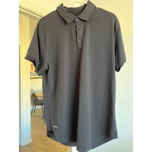 BYLT Premium Basics Drop Cut S/S Polo Lux Size L Black